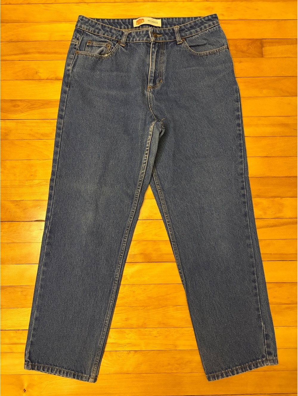 Route 66 Relaxed Fit Blue Denim Jeans Size 12A